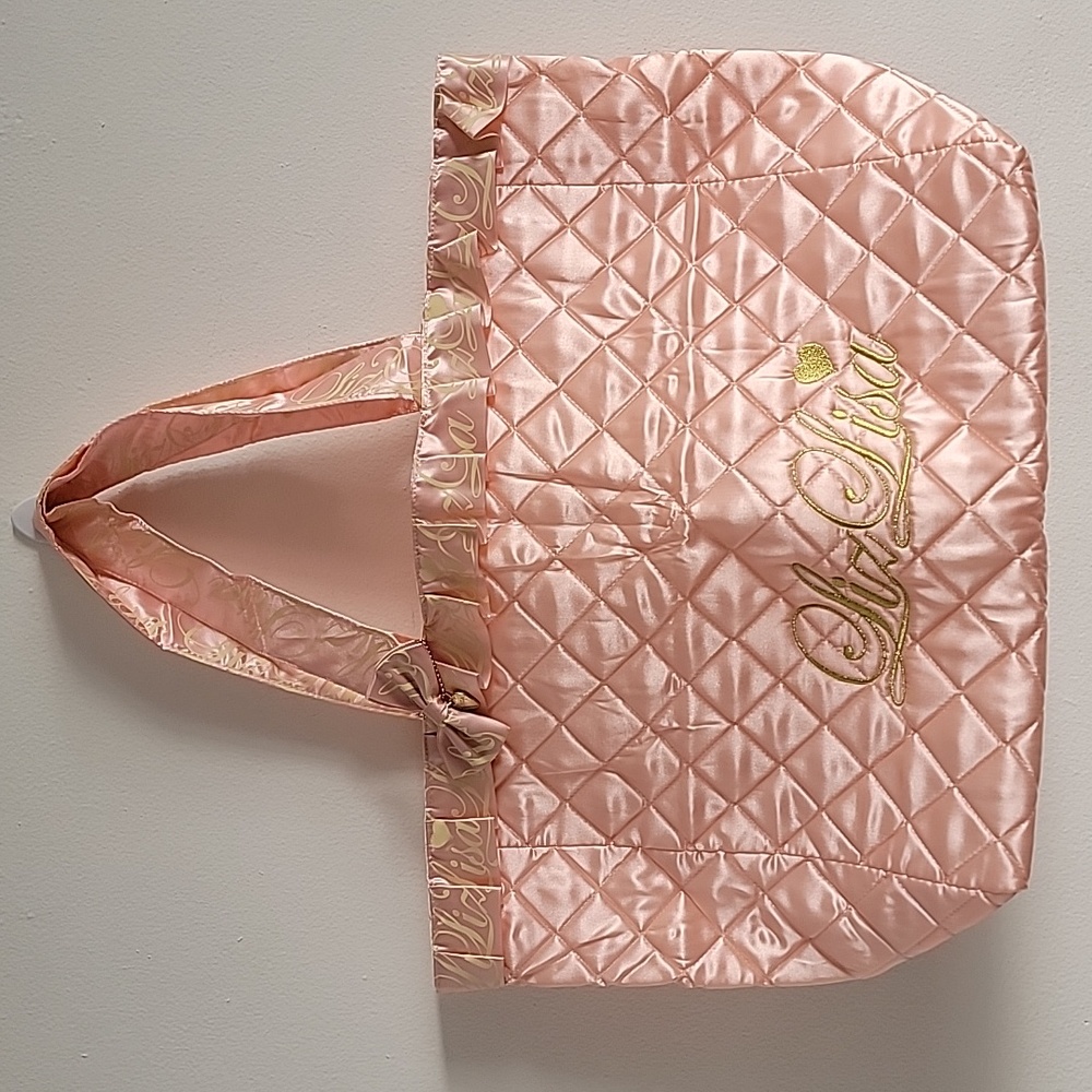 Limited LIZ LISA  large pink tote bag